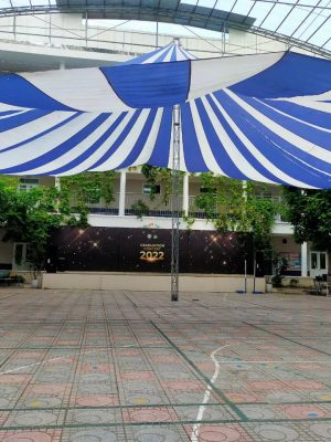 Dù tròn sự kiện 1 trụ (một cột) đk 22m