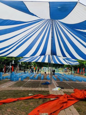 Dù tròn sự kiện 1 trụ (một cột) đk 22m