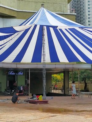 Dù tròn sự kiện 1 trụ (một cột) đk 22m