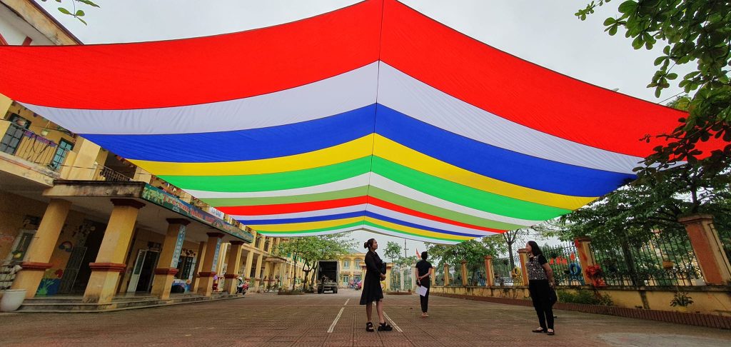 Dù che nắng sự kiện sân trường học Dù che nắng sự kiện sân trường học