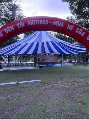 Dù tròn sự kiện 1 trụ (một cột) đk 15m
