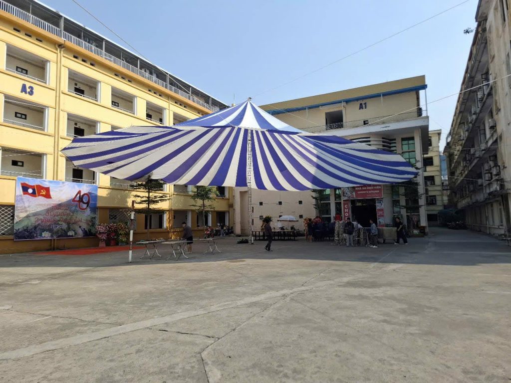 Dù tròn sự kiện 1 trụ (một cột) đk 16m Dù tròn sự kiện 1 trụ (một cột) đk 16m