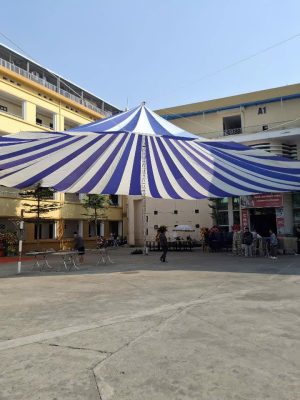 Dù tròn sự kiện 1 trụ (một cột) đường kính 16m