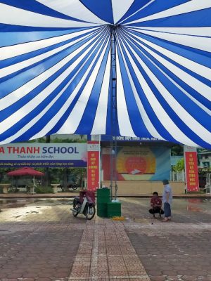 Dù tròn sự kiện 1 trụ (một cột) đường kính 30m