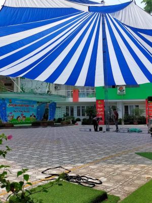 Dù che sự kiện sân trường Hải Dương, Lắp đặt dù che nắng sân trường học giá rẻ ở Hải Dương