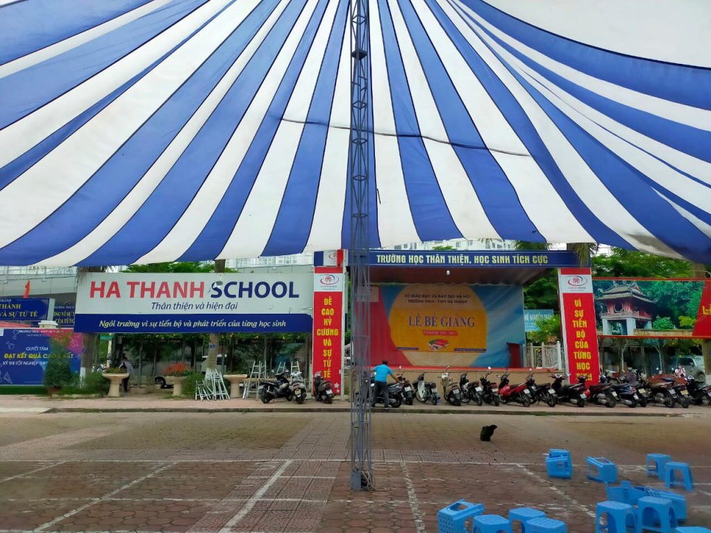 Dù che nắng sự kiện sân trường học Dù che nắng sự kiện sân trường học