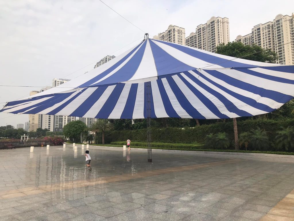 Dù tròn sự kiện 1 trụ (một cột) đk 26m Dù tròn sự kiện 1 trụ (một cột) đk 26m