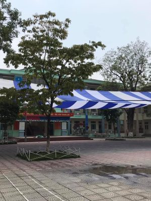 Dù che nắng sự kiện sân trường quận Long Biên