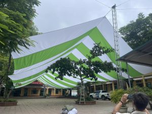 Dù che nắng sự kiện sân trường ở Lâm Đồng