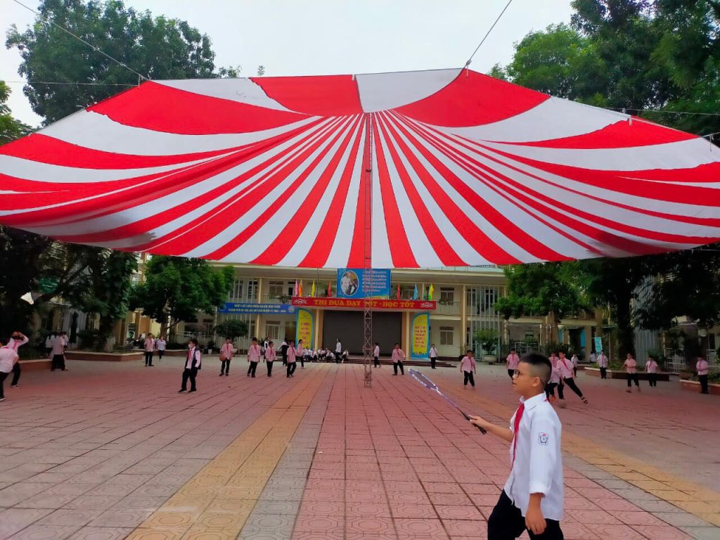 Dù che nắng sự kiện sân trường học Dù che nắng sự kiện sân trường học