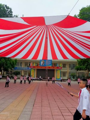 Dù che nắng sự kiện sân trường học