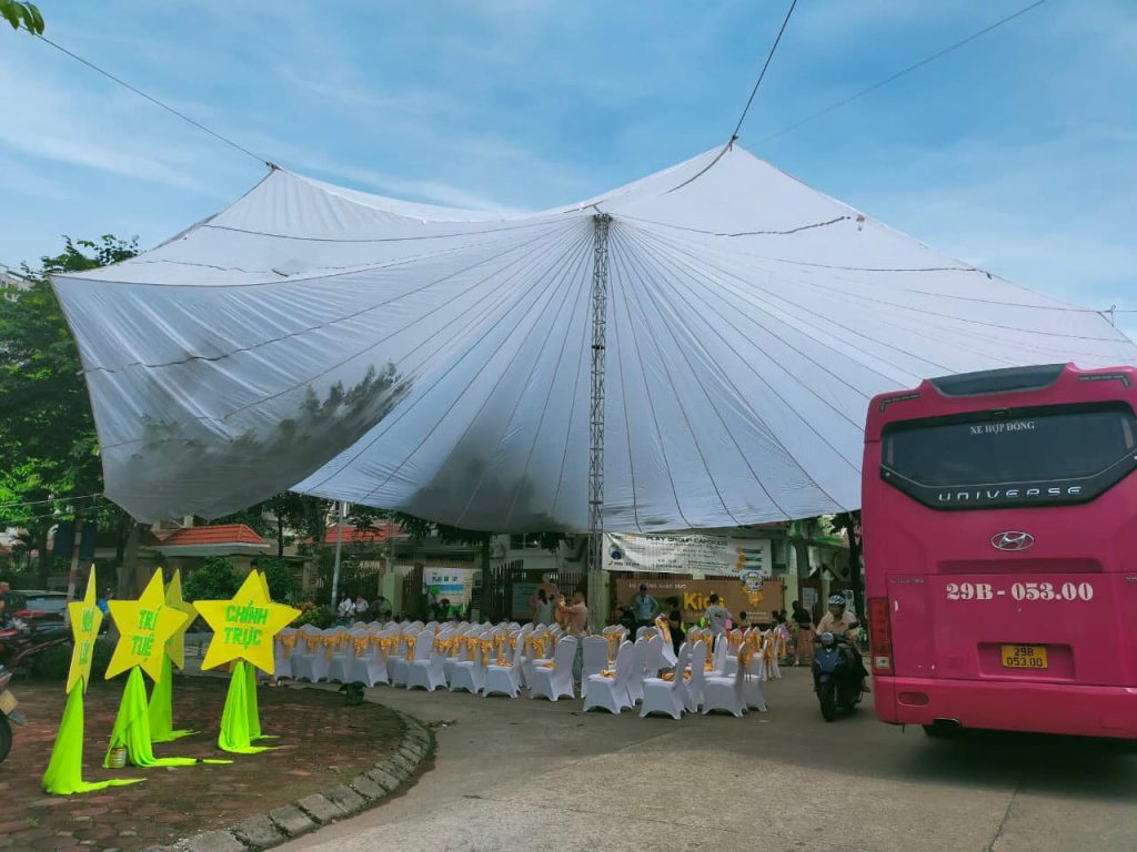 dù tròn sự kiện 1 trụ (một cột) đk 22m dù tròn sự kiện 1 trụ (một cột) đk 22m