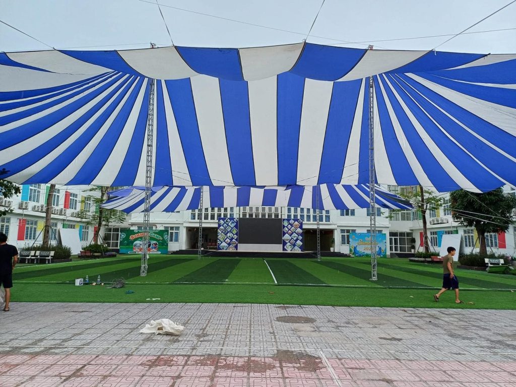 Ứng dụng vải dù Polyester làm dù che nắng sự kiện Ứng dụng vải dù Polyester làm dù che nắng sự kiện