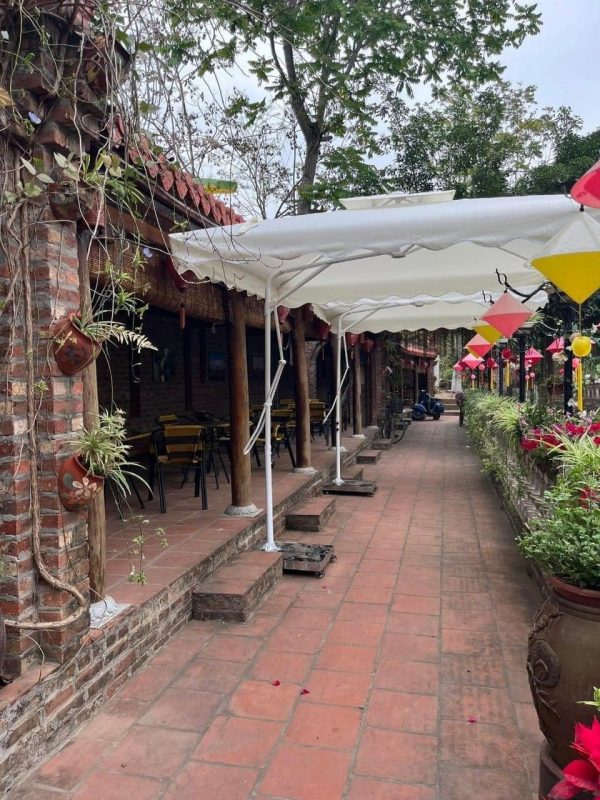 Ô Dù Lệch Tâm Vuông 2.5m (Màu Trắng)