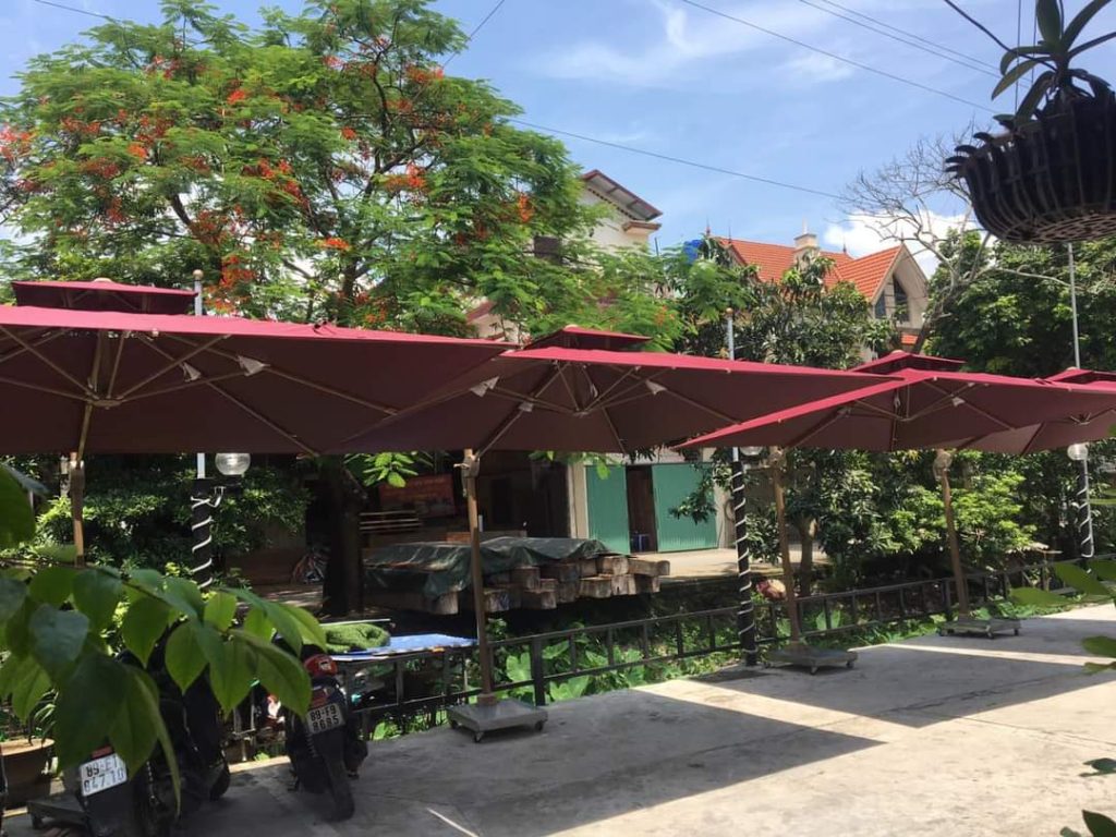 Dù lệch tâm vuông 3m (kt 3m x 3m) 2 tầng Dù lệch tâm vuông 3m (kt 3m x 3m) 2 tầng
