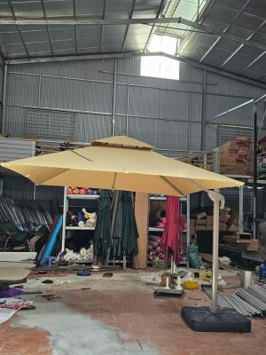 Dù lệch tâm vuông 3m (kt 3m x 3m) 2 tầng