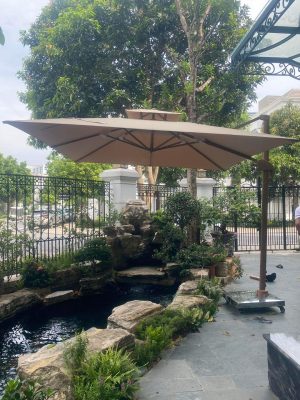 Dù lệch tâm vuông 3m (kt 3m x 3m) 2 tầng