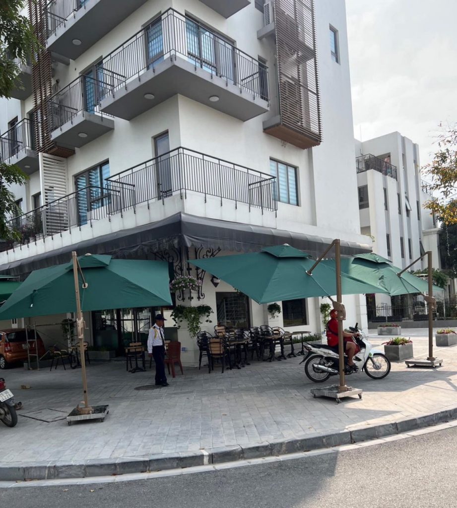 Mẫu Ô Dù Lệch Tâm Vuông Hệ Nâng Hạ Màu Xanh Đẹp Mẫu Ô Dù Lệch Tâm Vuông Hệ Nâng Hạ Màu Xanh Đẹp