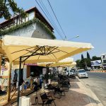 Ô dù che nắng ngoài trời ở huyện Thường Tín