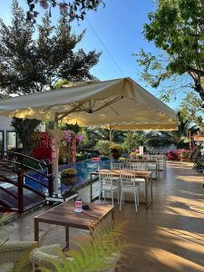 Ô dù lệch tâm che nắng mưa ngoài trời ở Phú Thọ