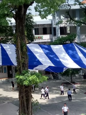 Dù elip che nắng sự kiện sân trường ngoài trời