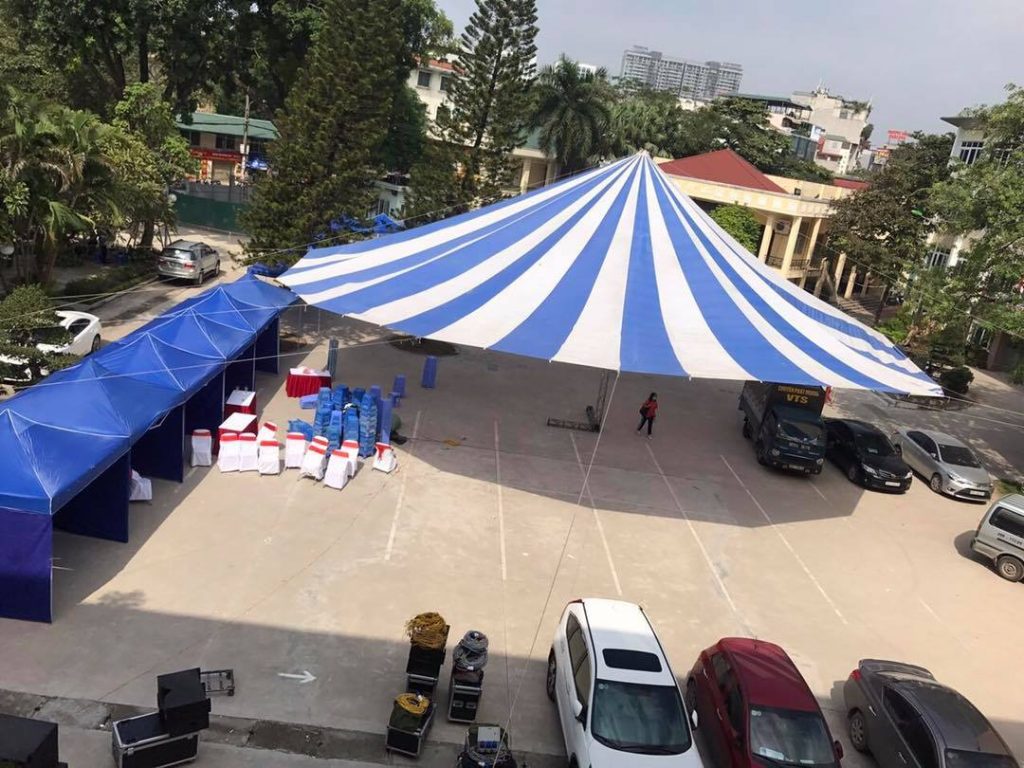 Dù tròn sự kiện 1 trụ (một cột) đk 30m Dù tròn sự kiện 1 trụ (một cột) đk 30m