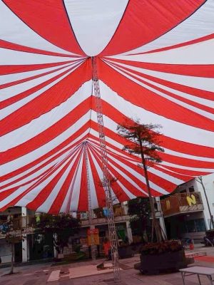 Dù che sự kiện sân trường Hoà Bình, Lắp đặt dù che nắng sân trường học giá rẻ ở Hoà Bình