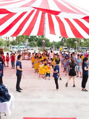 Dù tròn sự kiện 1 trụ (một cột) đường kính 20m