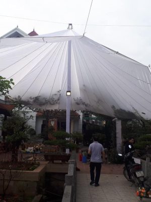 Dù che sự kiện đám cưới cỡ lớn ngoài trời