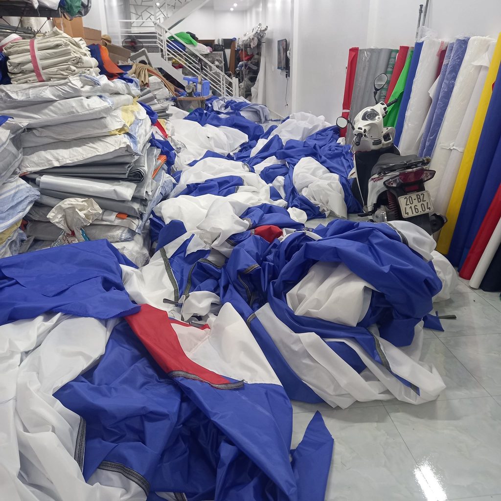 Xưởng may vải dù Polyester Xưởng may vải dù Polyester