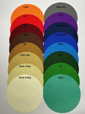 Vải dù Polyester, Vải bạt dù sợi Polyester chống thấm nước đủ màu sắc
