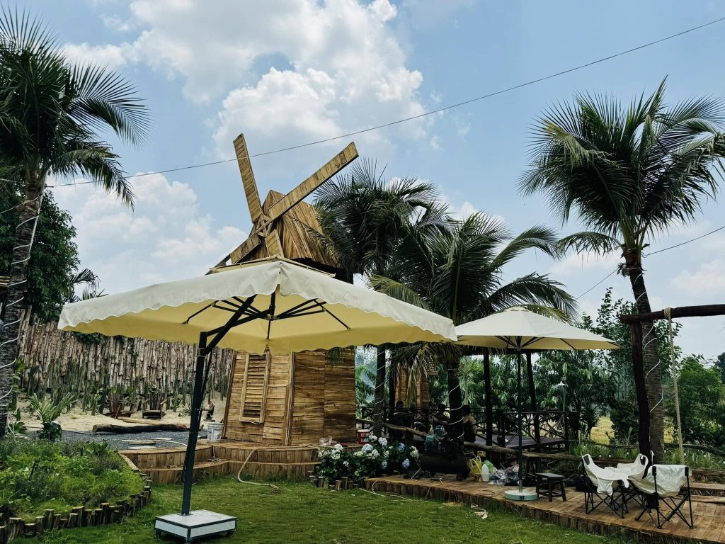 Ô dù che nắng ngoài trời ở Hưng Yên