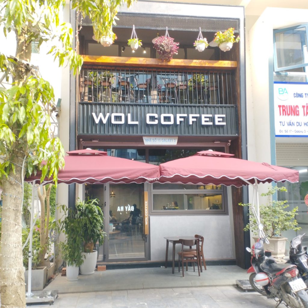 Mẫu dù che nắng quán cafe đẹp Mẫu dù che nắng quán cafe đẹp