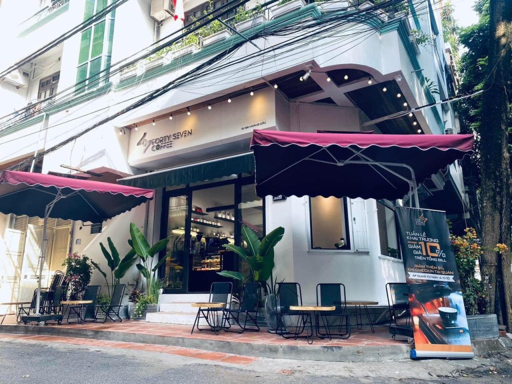 Mẫu dù che nắng quán cafe đẹp Mẫu dù che nắng quán cafe đẹp