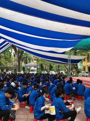 Dù che sự kiện hội nghị sân trường học ở Nha Trang Khánh Hoà
