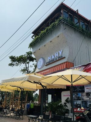 Ô dù chính tâm tròn che nắng (màu kem)