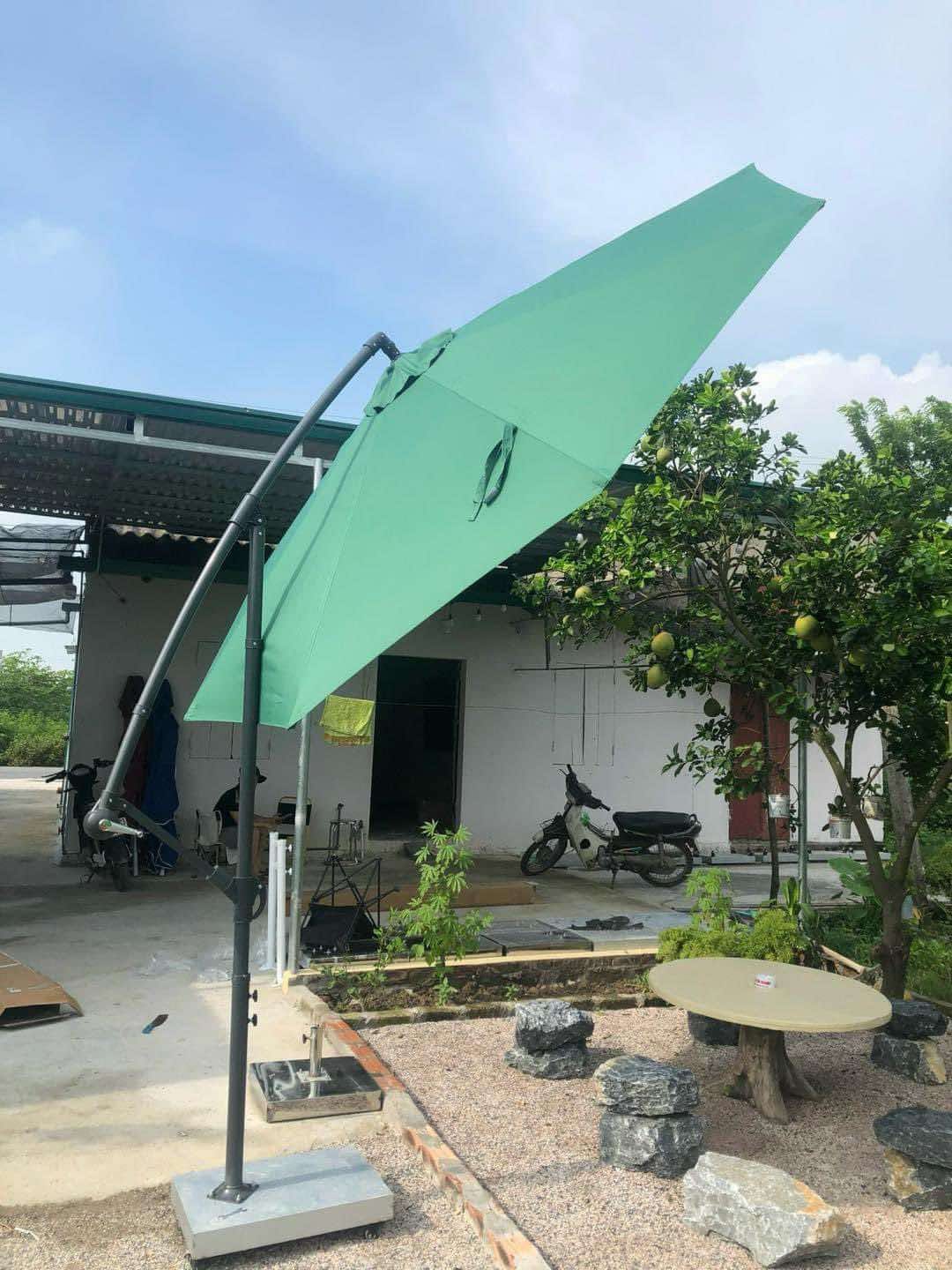 Ô dù lệch tâm tròn hệ móc câu Ô dù lệch tâm tròn hệ móc câu