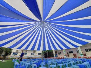 Dù che nắng sự kiện sân trường học ngoài trời ở Gia Lai