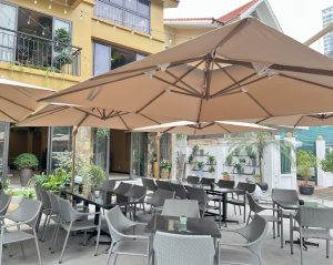 Ô dù che nắng mưa ngoài trời tại Mỹ Đức