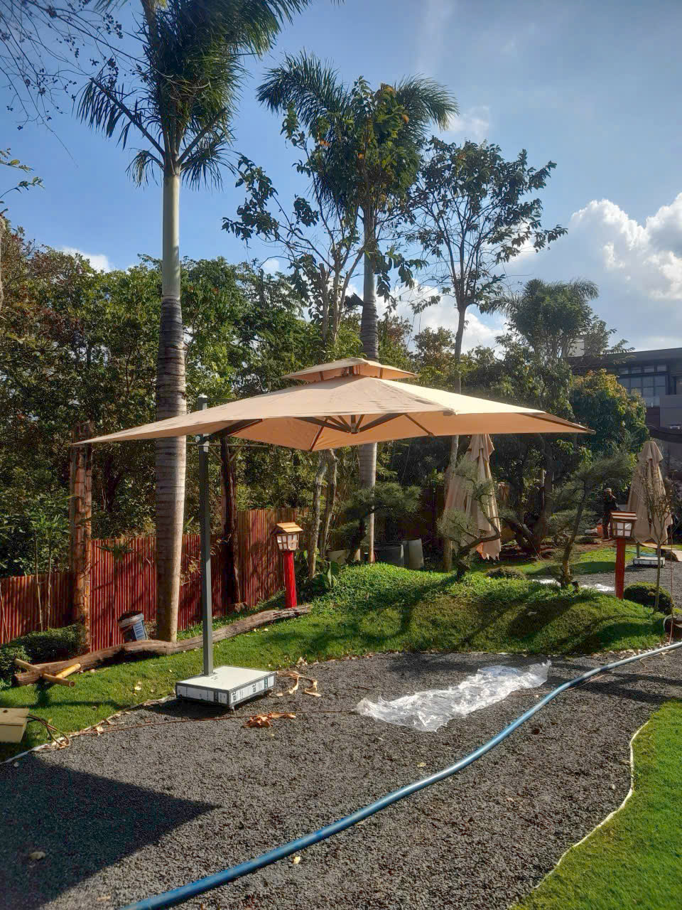 Ô dù che nắng mưa ngoài trời tại huyện Thanh Trì