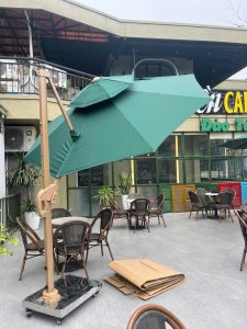 Ô dù che nắng mưa ngoài trời tại Sơn La