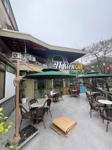 Ô dù che nắng mưa ngoài trời tại Mỹ Đức