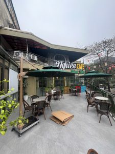 Ô dù che nắng ngoài trời lệch tâm tròn 3m