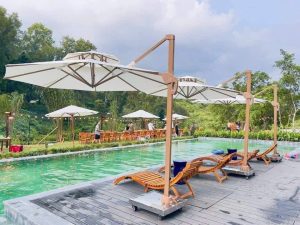 Ô dù che nắng mưa ngoài trời tại Mỹ Đức