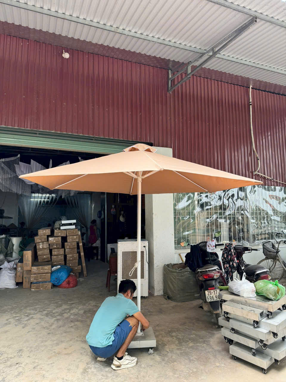 Dù che nắng đúng tâm đường kính 3m