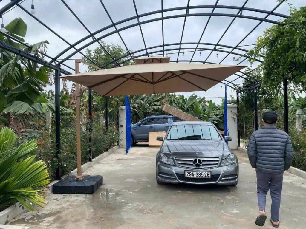 Ô dù lệch tâm vuông 2,5m