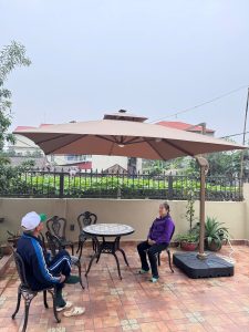 Ô dù che nắng ngoài trời tại Hà Nam