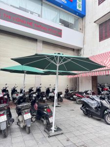 Ô dù che nắng đứng tâm 3m tại quận 1 Ô dù che nắng đứng tâm 3m tại quận 1